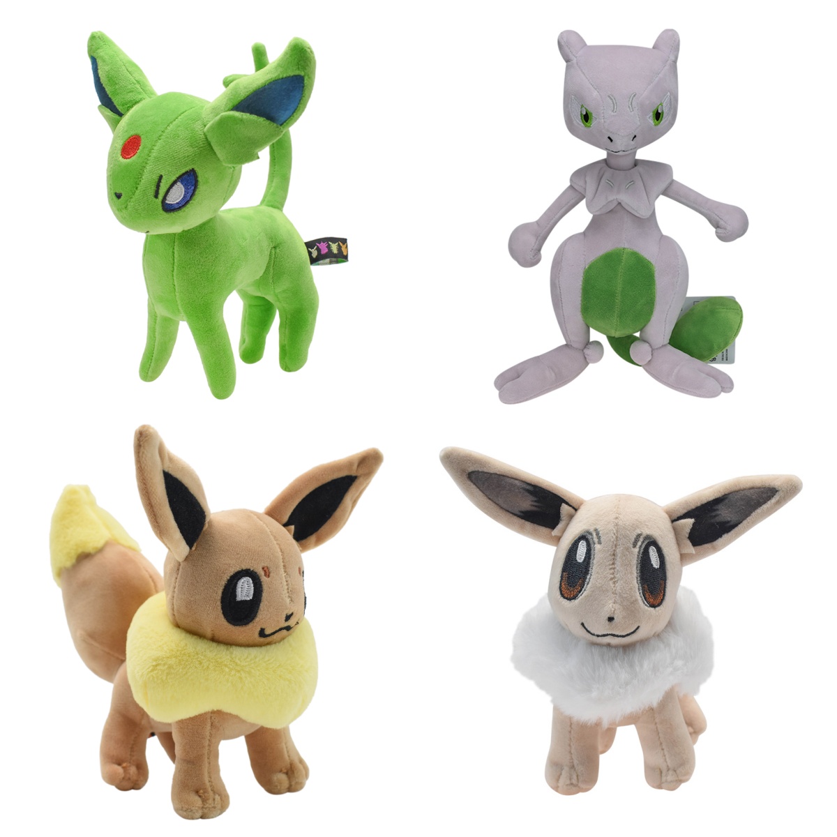 Kids Toys Japan - ソフトポケモンぬいぐるみ光沢のあるエスペオンミュウツーフレアオンイーブイぬいぐるみ子供ファンギフト