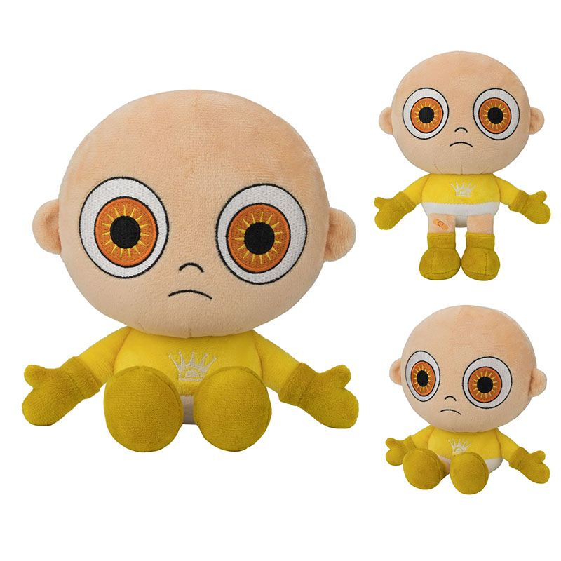 Kids Toys Yellow - かわいい黄色のぬいぐるみ赤ちゃん人形、柔らかいぬいぐるみ、ゲーム用ぬいぐるみ、子供用おもちゃ、子供の誕生日プレゼント