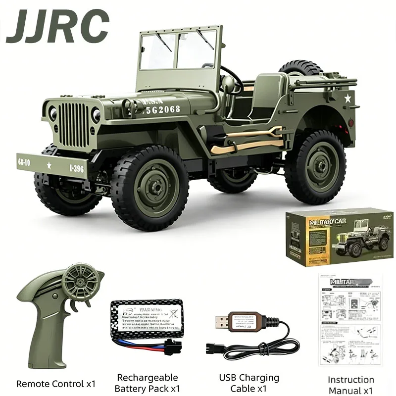 Kids Toys Jeep - JJRC 1:10 C8815 RCカー ウィリスジープ 1941