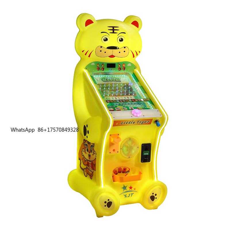 Kids Toys Vending Machine - 新しい子供向けコイン式ビッグボタン音楽プラスチックメタルゲームキッズボクシングスタイルおもちゃ自動販売機木製ゲームボード（モール向け）