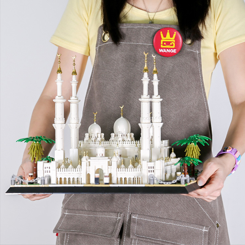 Kids Toys Uae - 建築ブロックセット シェイク・ザイード大モスク歴史的レンガモデル アブダビUAE おもちゃギフト 子供と大人向け