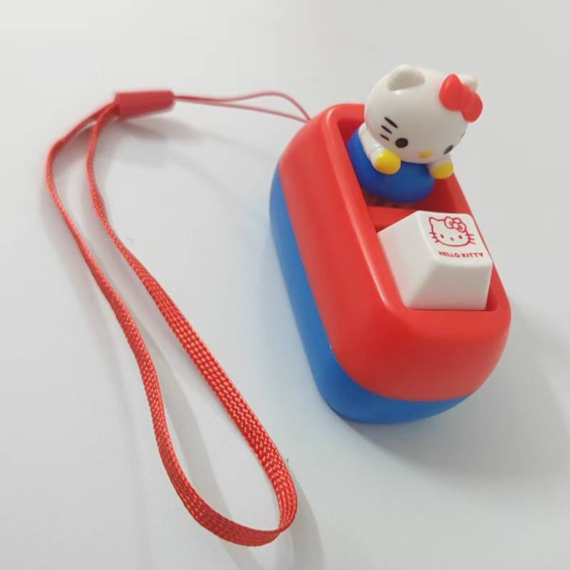Kids Toys Japan - ハローキティ録音可能な音声ボタンキーホルダーかわいい話す音声録音ペンダントかわいいフィジェットトイギフトオーナメント