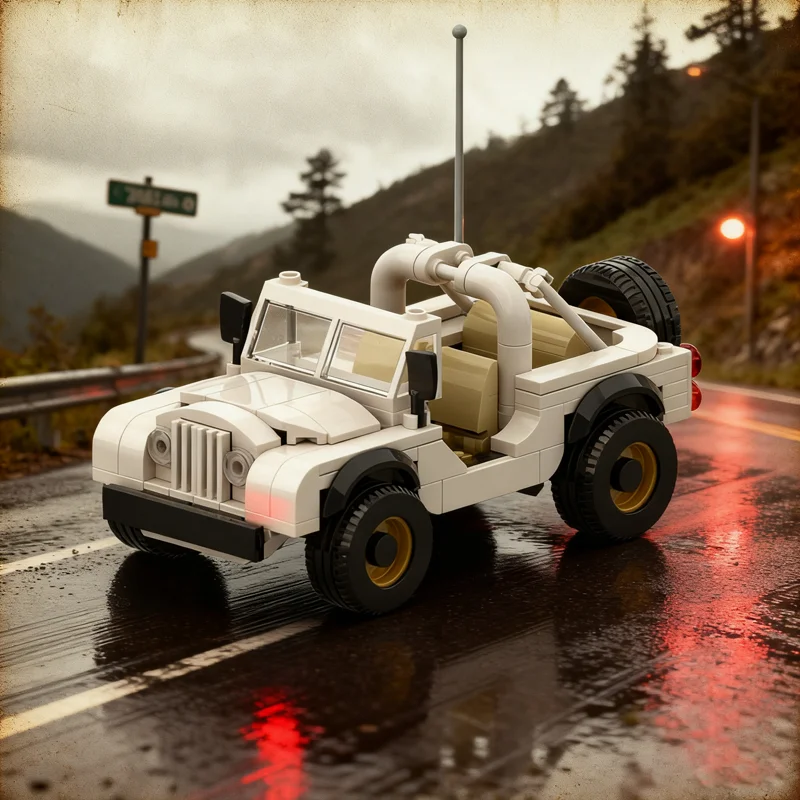 Kids Toys Jeep - 202ピース MOC ジープ CJ 7 デイジー・デューク