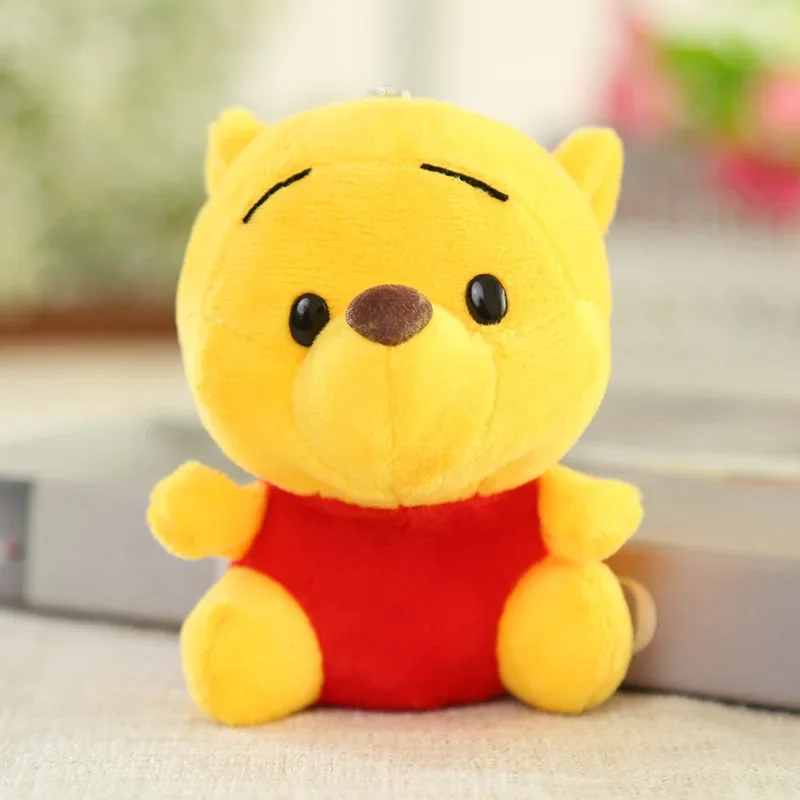Kids Toys In Wholesale - 卸売 4個/ロット 10cm ウィニー・ベア ぬいぐるみ キーホルダー