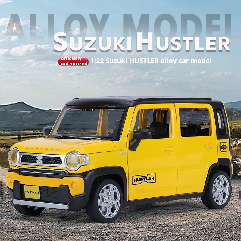 Kids Toys Jeep - 1:22 HUSTLER 合金シミュレーションオフロード車＆ジープモデル新車デスクトップ装飾オーナメント子供のおもちゃギフト衝撃吸収