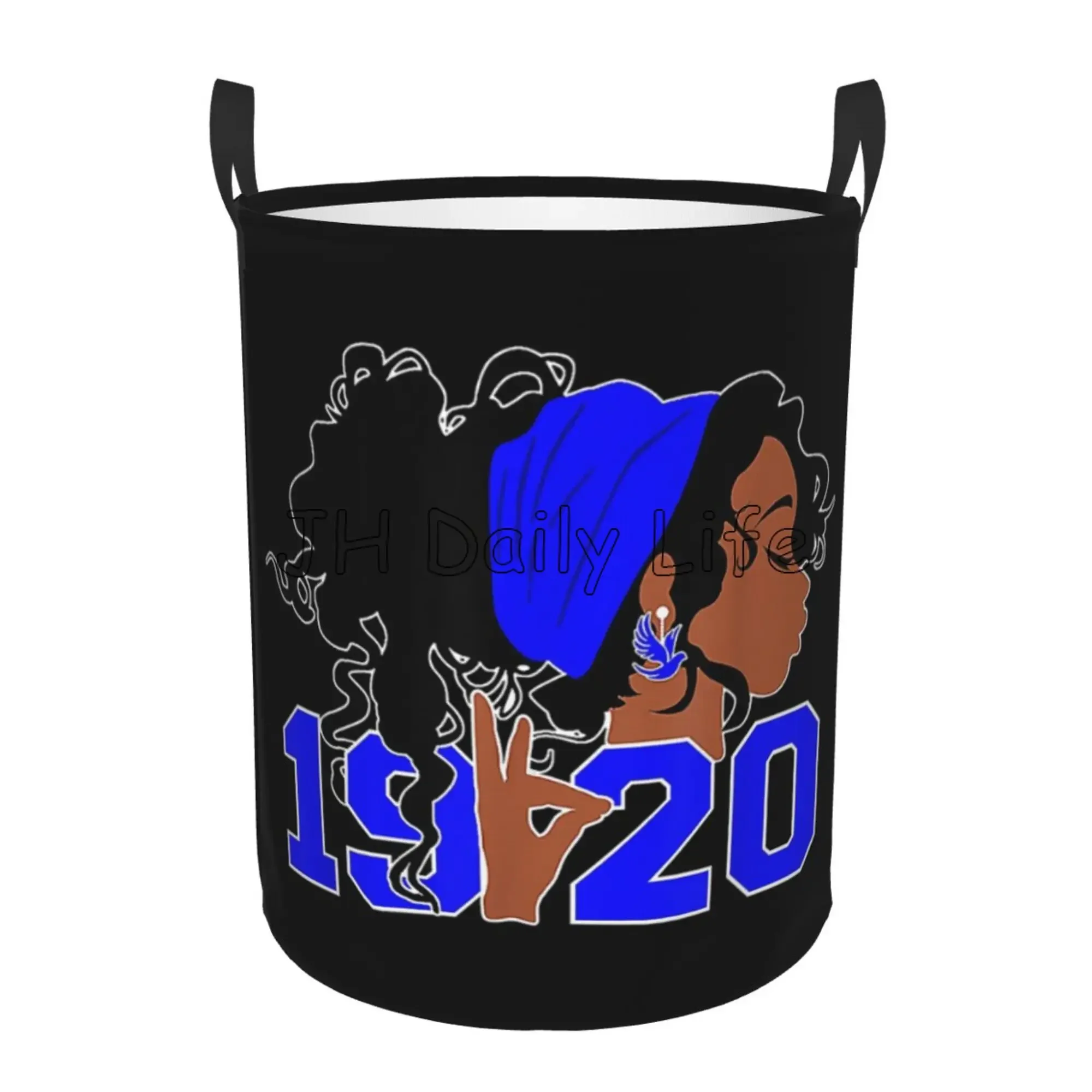 Kids Toys Logo - Zeta Phi Beta 女子学生クラブロゴランドリーバスケット折りたたみギリシャ文字 1920 衣類かご保育園子供のおもちゃ収納バスケット