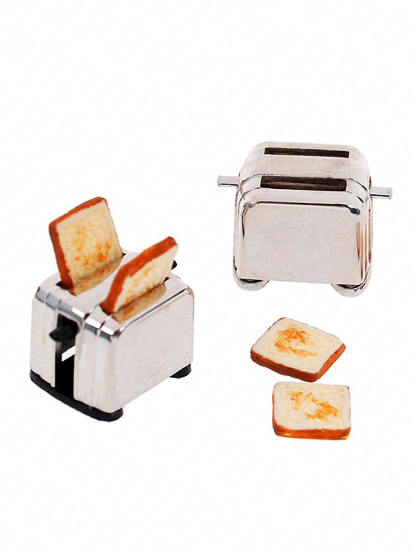 1:12 ドールハウスミニチュアトースター、家の装飾用ミニシ - Dollhouse Furniture Set のレビューと価格
