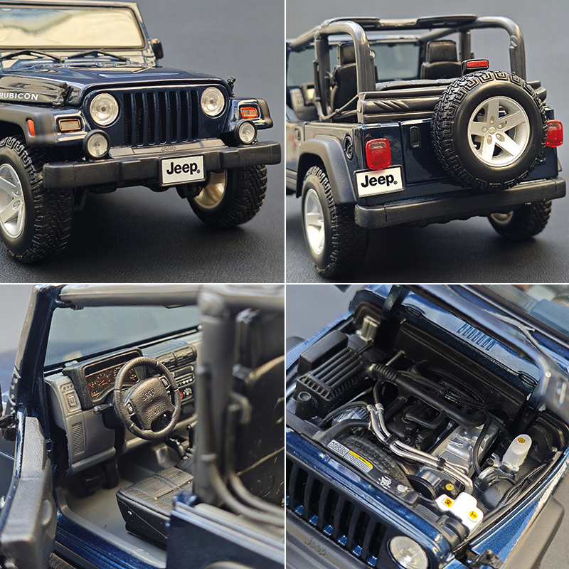 Maisto 1:18 ジープラングラールビコン合金車モデル - Kids Toys Jeep のレビューと価格