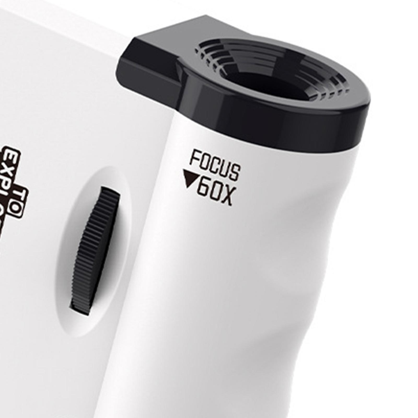 ミニおもちゃ顕微鏡 ハンドヘルドポケット顕微鏡 60倍LED - Microscope Kids Science のレビューと価格