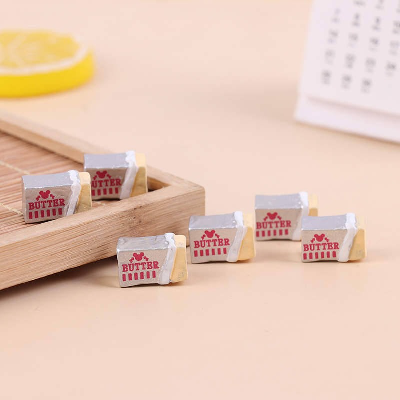 6 個ミニバターブレッドモデルドールハウスキッチン食品小道具 - Dollhouse Furniture Set のレビューと価格