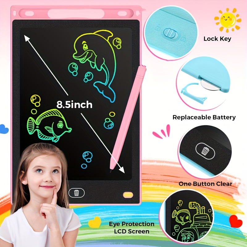 8.5 インチ LCD 描画タブレット 30 個 マジック黒 - Learning Tablet Kids のレビューと価格