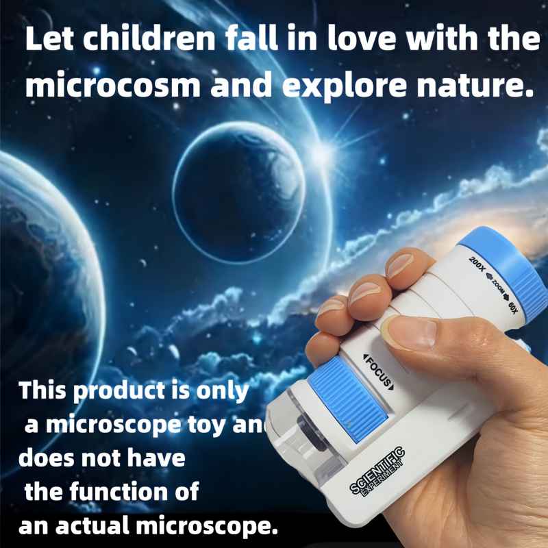 ハンドヘルド顕微鏡キットラボホームスクール生物科学教育玩具子 - Microscope Kids Science のレビューと価格