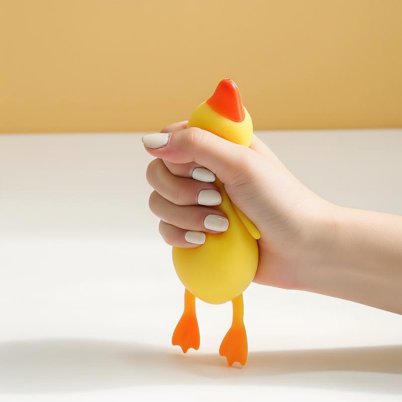 絞って遊べるアヒル型ストレス解消おもちゃ、黄色いアヒルの砂彫 - Kids Toys Yellow のレビューと価格