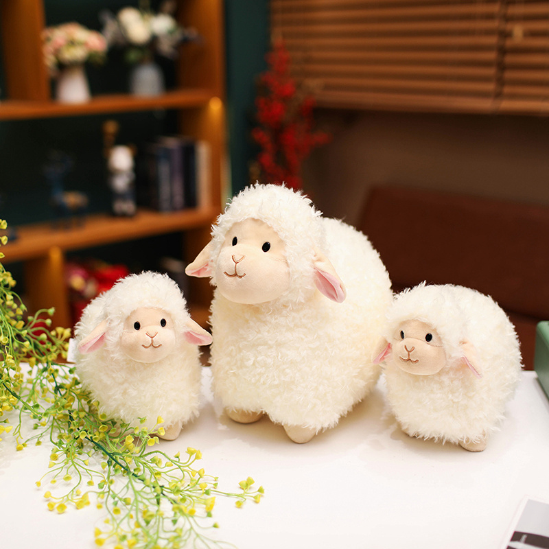卸売 22cm/35cm 綿菓子 ドゥドゥ 羊のぬいぐるみ  - Kids Toys In Wholesale のレビューと価格