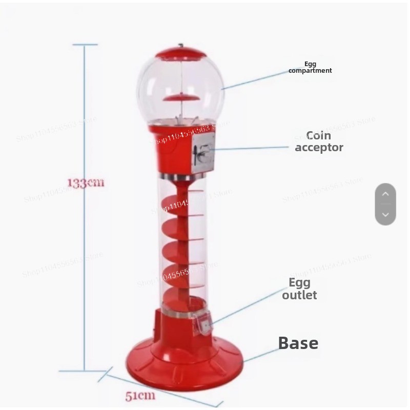 販売用カプセル自動販売機、子供向けコイン式ガシャポンおもちゃ - Kids Toys Vending Machine のレビューと価格