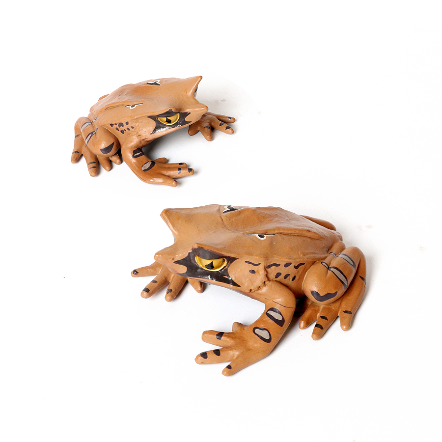 子供のための虹の森の動物のアクションフィギュア,カエル,木の - Kids Toys Review のレビューと価格