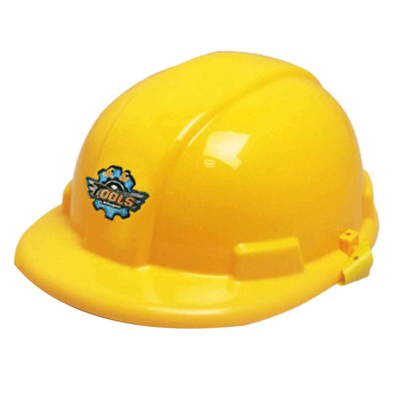 キッズ建設帽子おもちゃ建設作業員ヘルメットごっこ遊びセットド - Kids Toys Yellow のレビューと価格