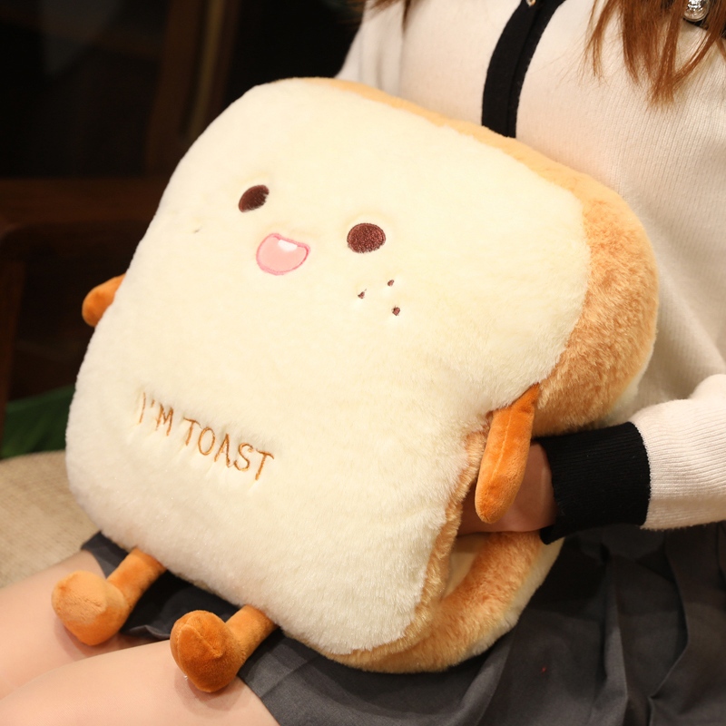 卸売 ホット 35cm ぬいぐるみパン枕 ソフトトースト シ - Kids Toys In Wholesale のレビューと価格
