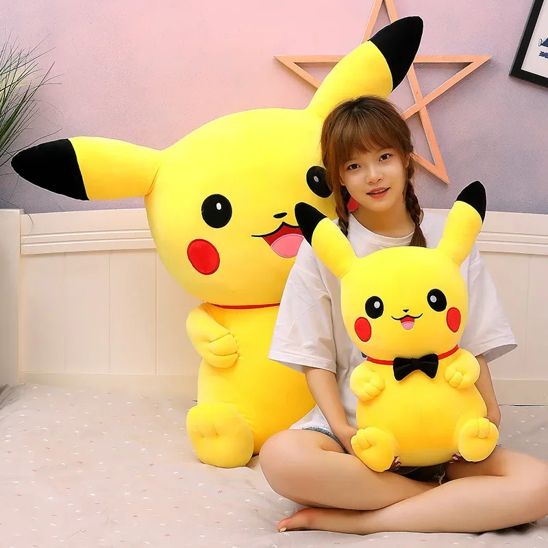 ポケモンビッグサイズ80cmピカチュウぬいぐるみかわいいアニ - Kids Toys Yellow のレビューと価格