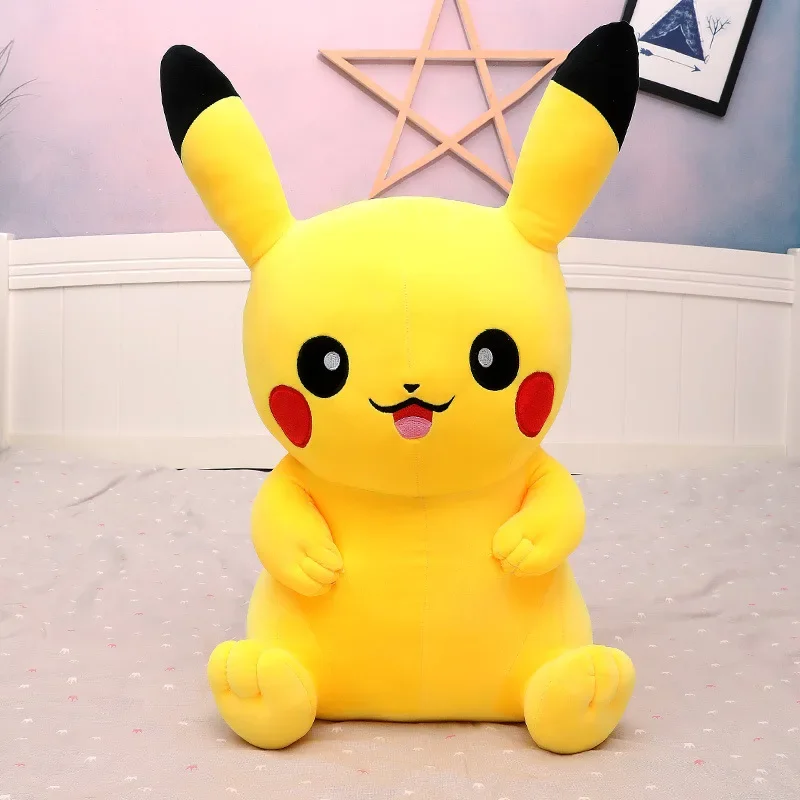 ポケモンビッグサイズ80cmピカチュウぬいぐるみかわいいアニ - Kids Toys Yellow のレビューと価格