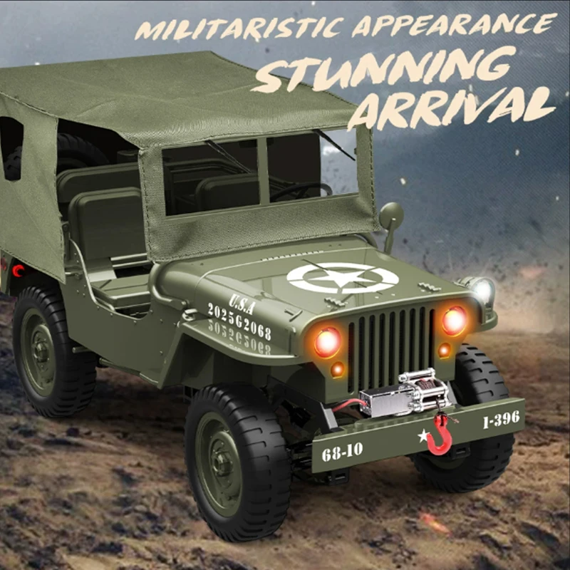 JJRC 1:10 C8815 RCカー ウィリスジープ 1 - Kids Toys Jeep のレビューと価格