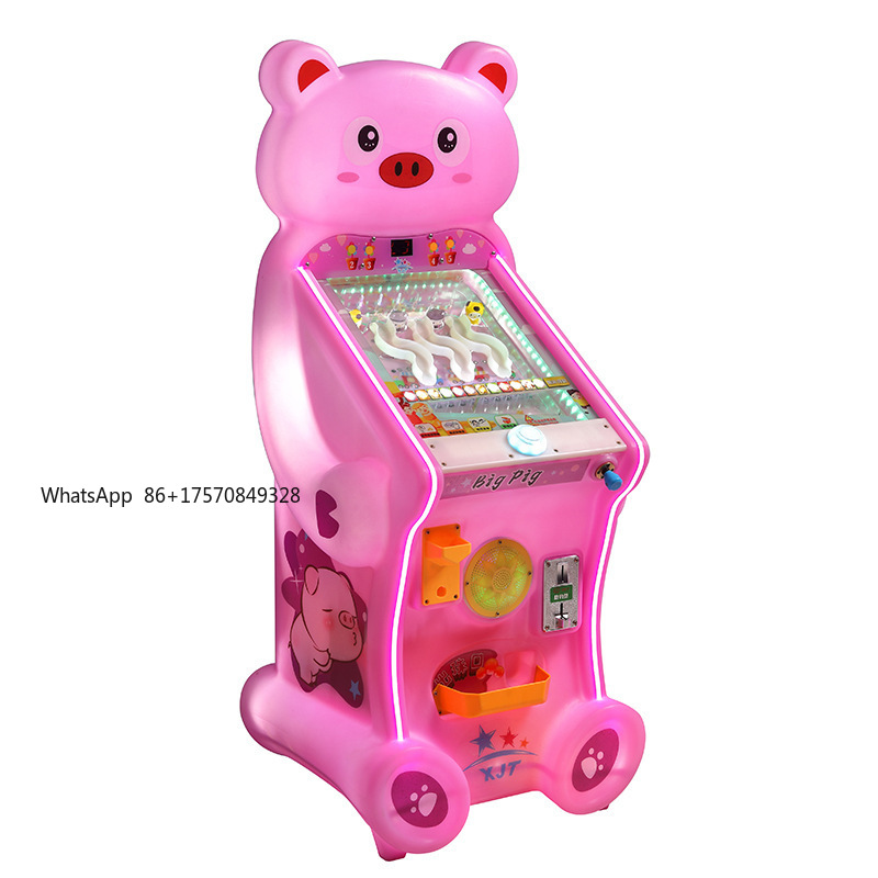 新しい子供向けコイン式ビッグボタン音楽プラスチックメタルゲー - Kids Toys Vending Machine のレビューと価格