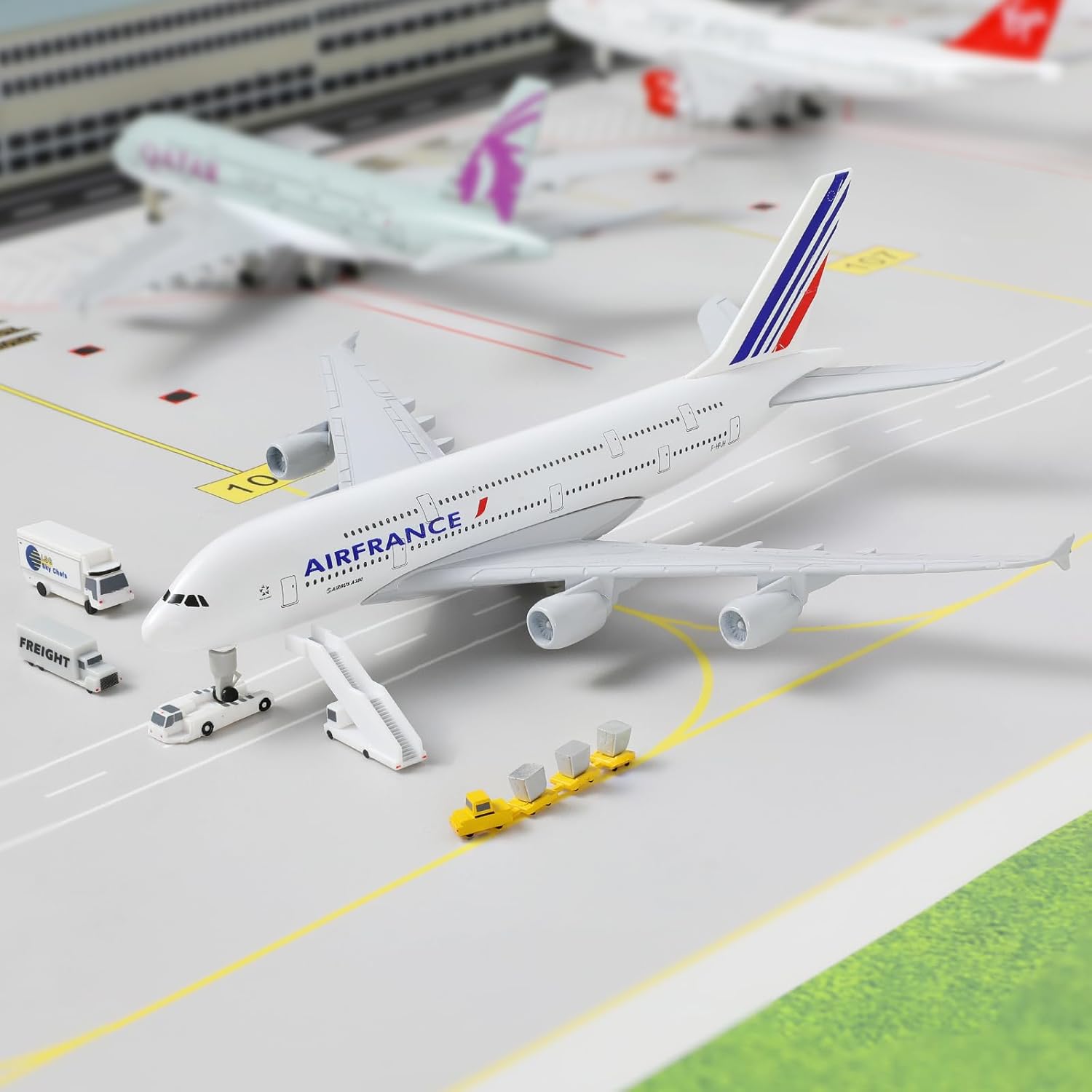 20 センチメートルエアフランス A380 飛行機モデル合金 - Kids Toys Supplier のレビューと価格