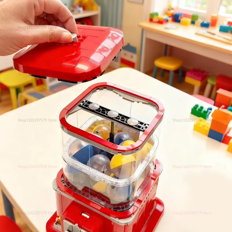 新しいクリエイティブ自動販売機ビルディングブロックセット 1 - Kids Toys Vending Machine のレビューと価格