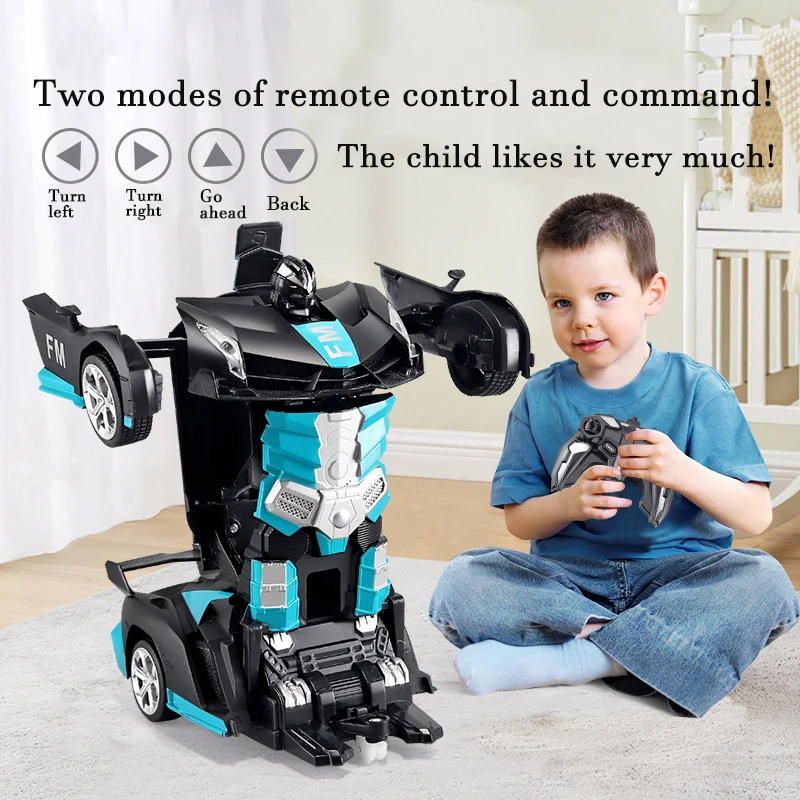 2in1 電動 RC カー変形ロボットワンキー変形車屋外リモ - Kids Toys Supplier のレビューと価格