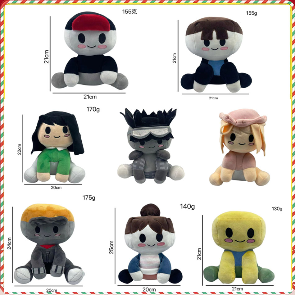 2026年新作ブロックスバディーズぬいぐるみ漫画の女の子黒い - Kids Toys Yellow のレビューと価格