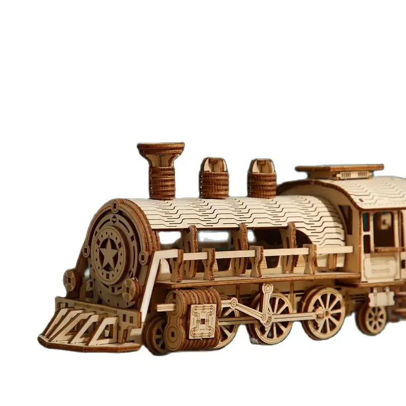 3D パズル可動クラシック蒸気機関車、車、ジープ、トラック組 - Kids Toys Jeep のレビューと価格