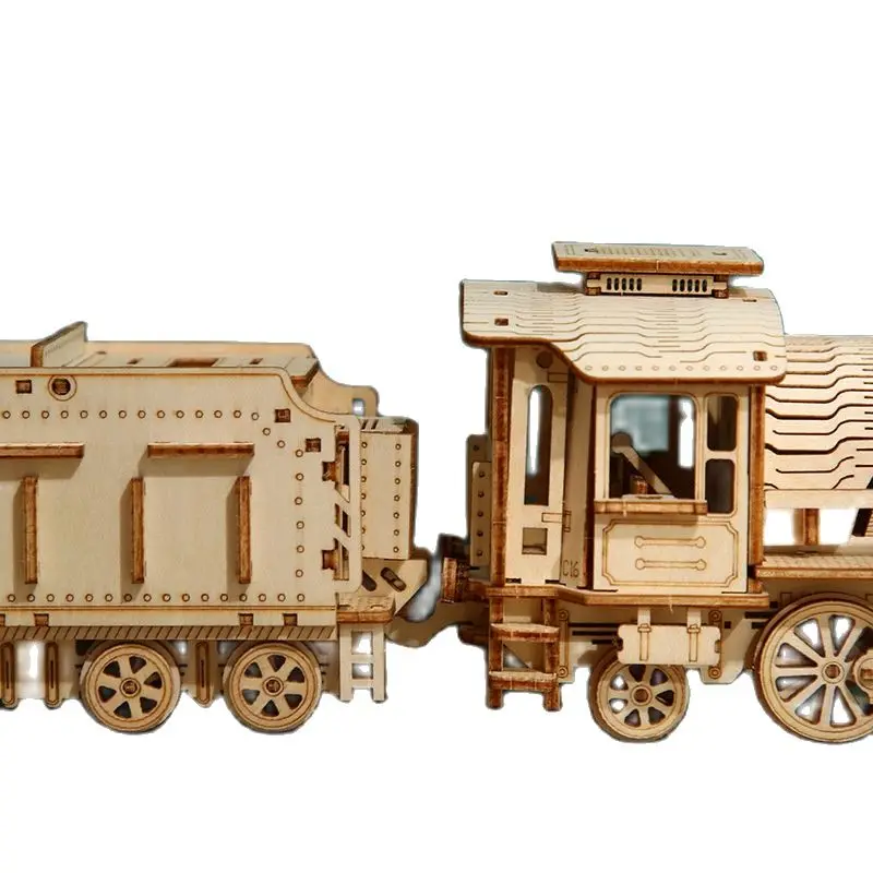 3D パズル可動クラシック蒸気機関車、車、ジープ、トラック組 - Kids Toys Jeep のレビューと価格