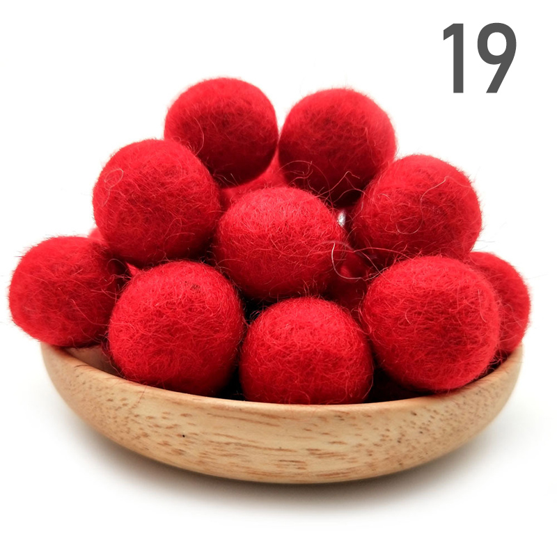 丸いフェルトのポンポン,2cm,30色,10/30個,子供の - Kids Toys In Wholesale のレビューと価格