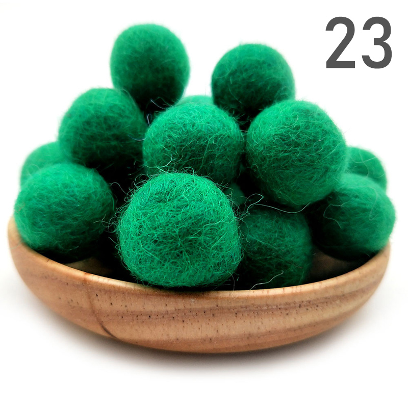 丸いフェルトのポンポン,2cm,30色,10/30個,子供の - Kids Toys In Wholesale のレビューと価格