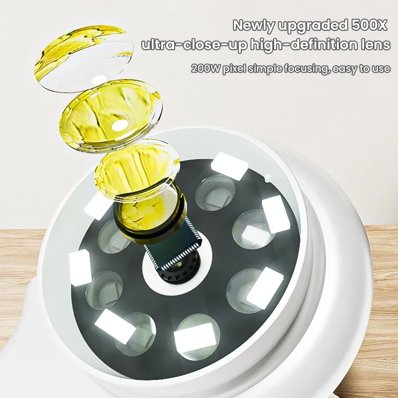 500X ハンドヘルド顕微鏡生物科学子供教育玩具 2 インチ - Microscope Kids Science のレビューと価格
