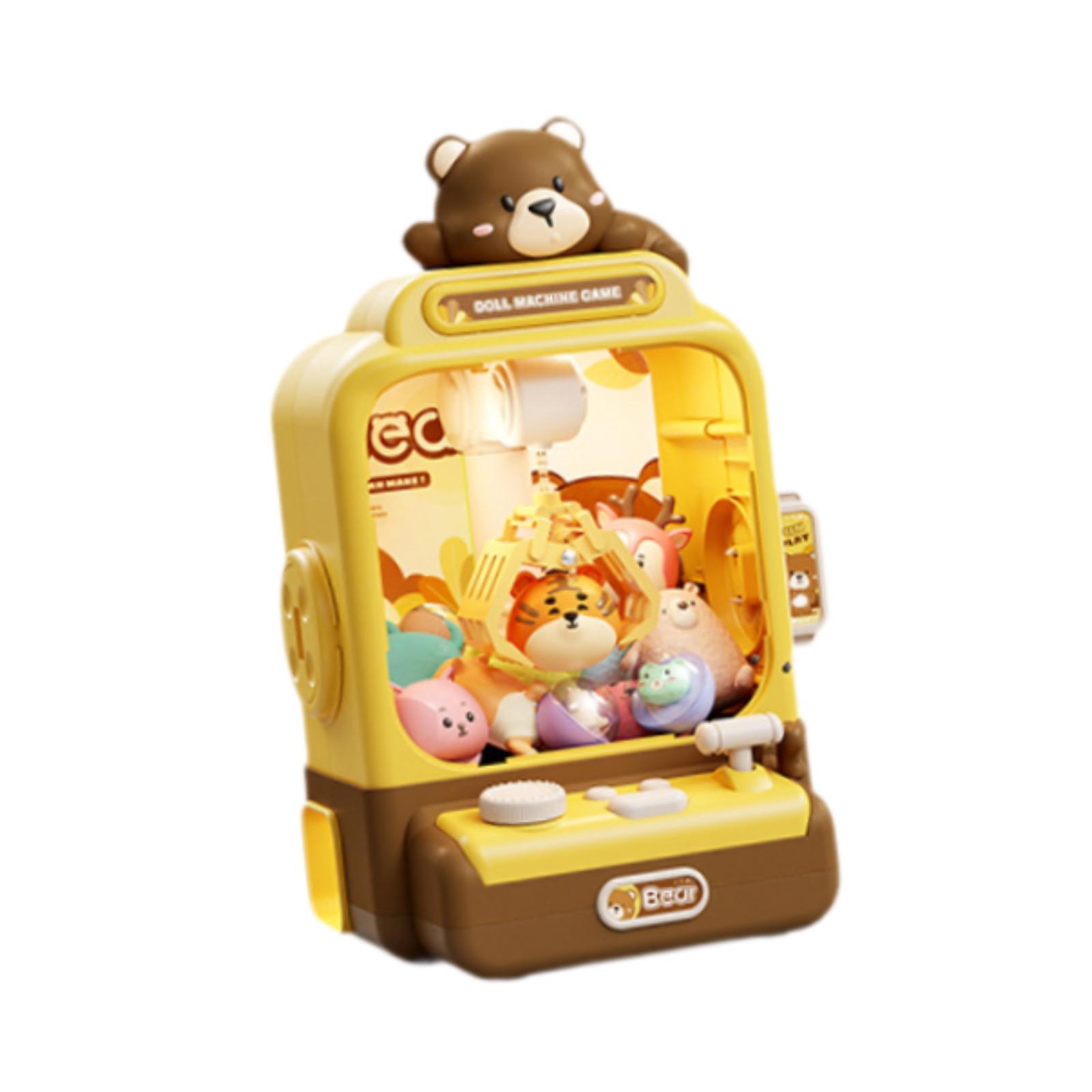 電子クレーンゲーム機、音付きぬいぐるみ掴み取りおもちゃ、ごっ - Kids Toys Vending Machine のレビューと価格