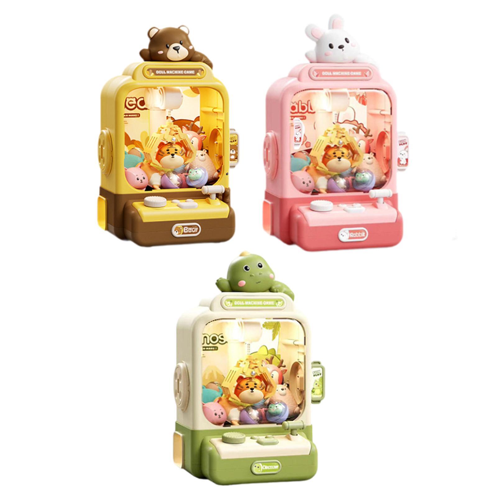 電子クレーンゲーム機、音付きぬいぐるみ掴み取りおもちゃ、ごっ - Kids Toys Vending Machine のレビューと価格