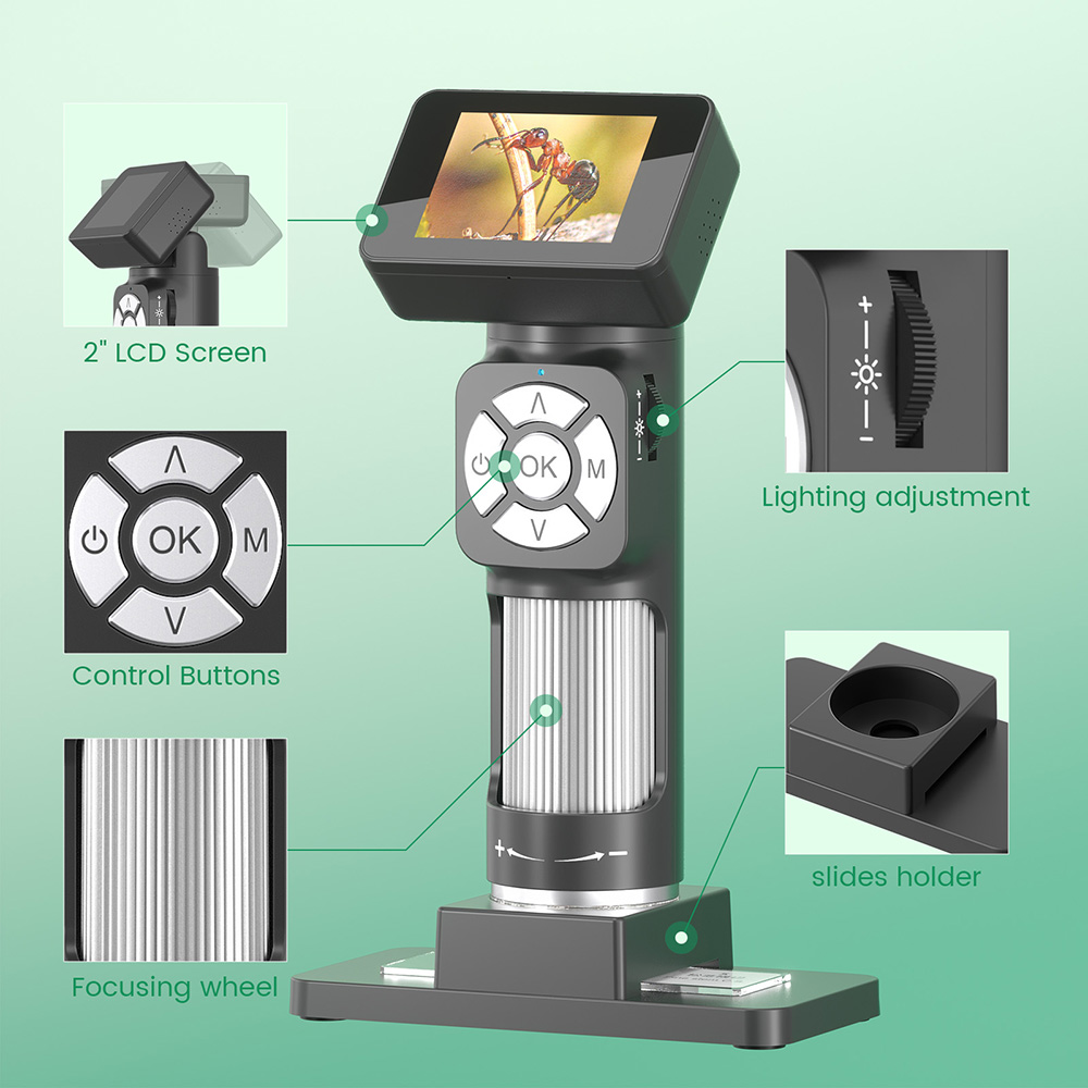 Andonstar-キッズデジタル顕微鏡、USB、観察、科学 - Microscope Kids Science のレビューと価格