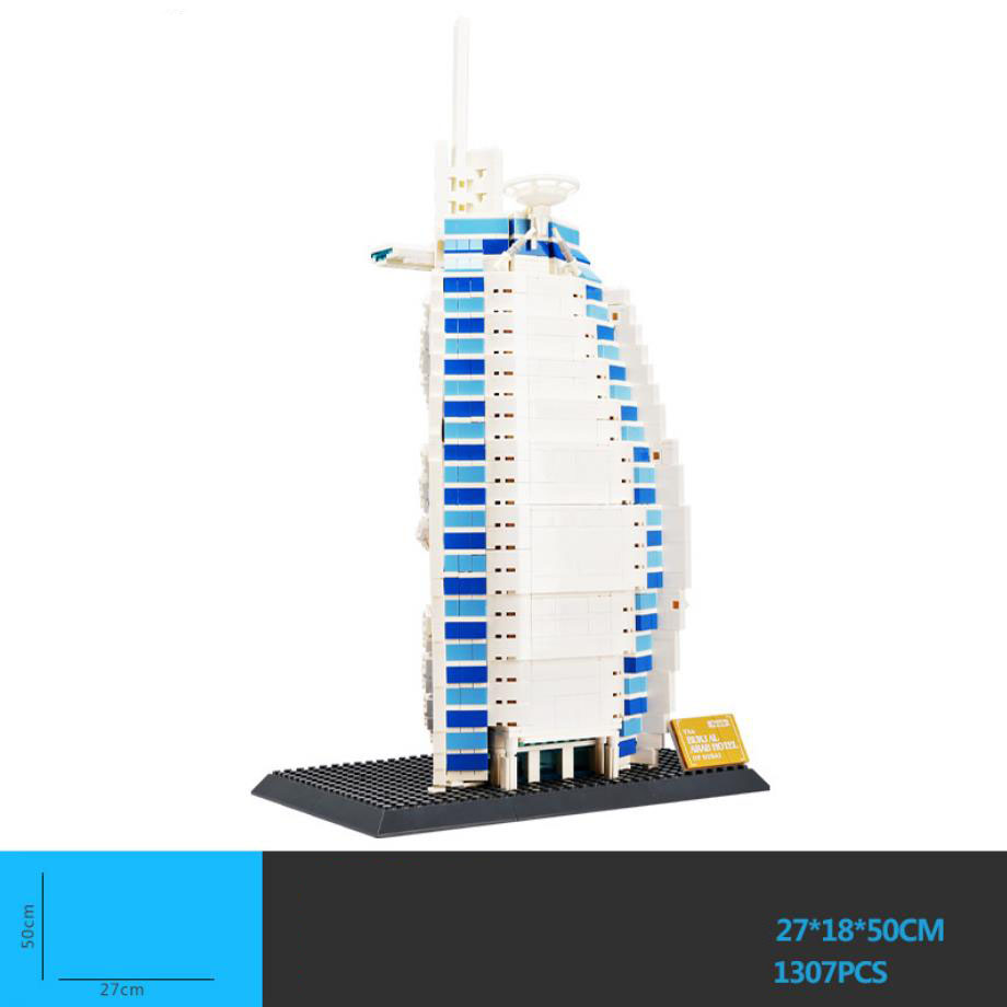 子供のためのビルディングブロック,世界的に有名な建築,ブルジ - Kids Toys Uae のレビューと価格