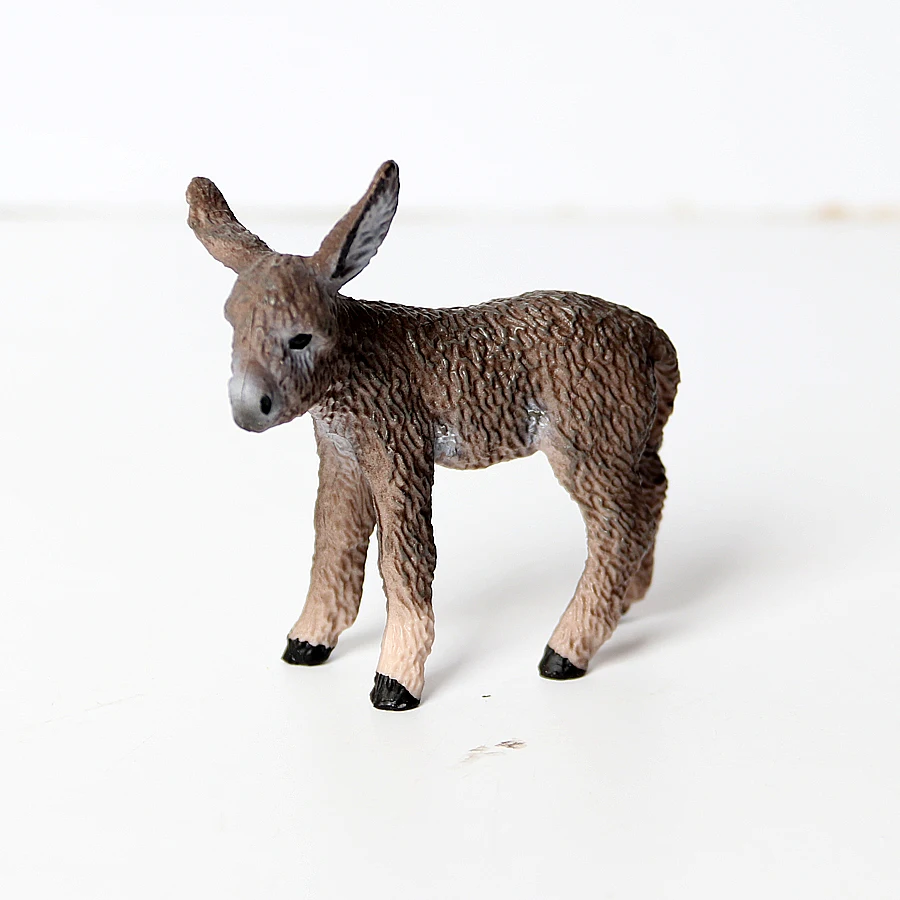 ロバモデルおもちゃ動物フィギュア家畜置物アニメアクションフィ - Kids Toys Review のレビューと価格