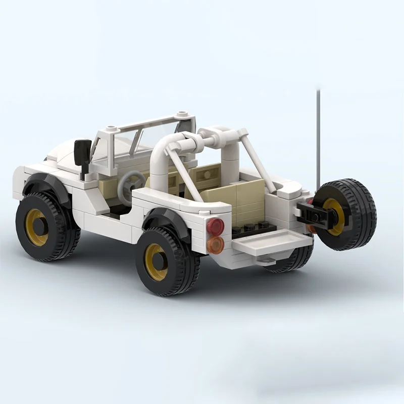 202ピース MOC ジープ CJ 7 デイジー・デューク  - Kids Toys Jeep のレビューと価格