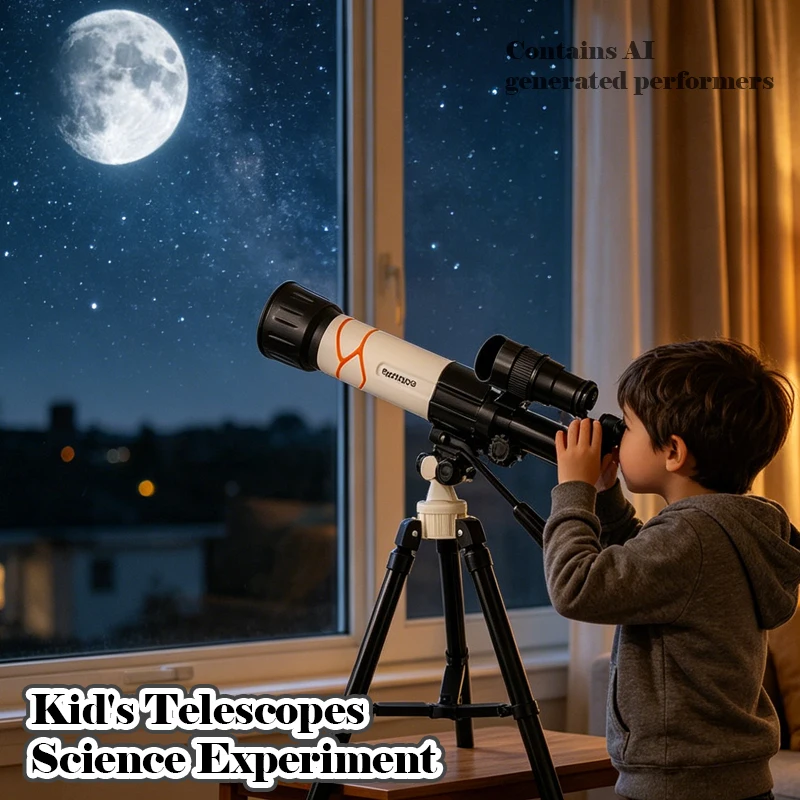 子供用望遠鏡 40X 科学実験単眼鏡教育科学教育顕微鏡おもち - Microscope Kids Science のレビューと価格