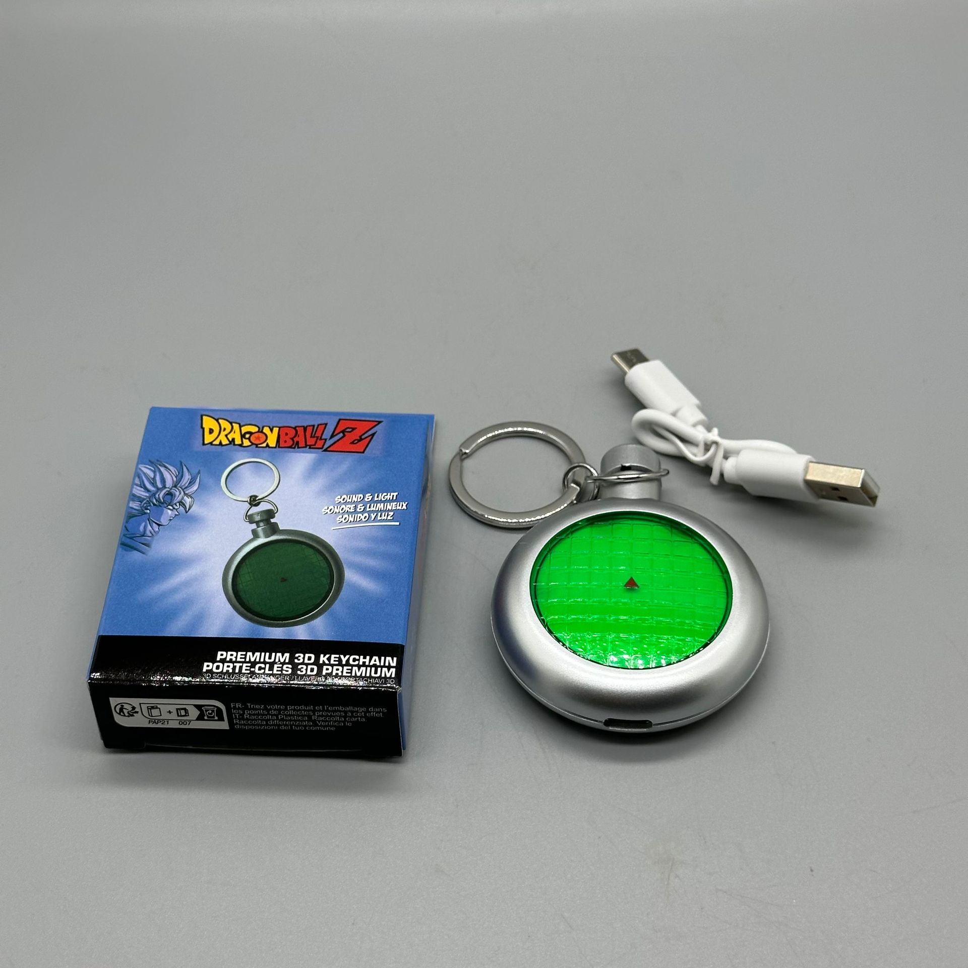 漫画ドラゴンボールレーダーキーホルダー USB 充電式サウン - Kids Toys Japan のレビューと価格