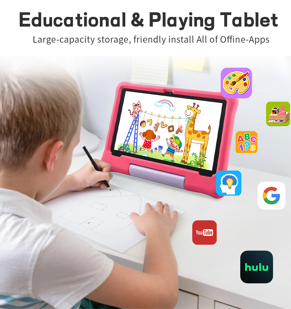 キッズタブレット 10.1インチ Android 15 8G - Learning Tablet Kids のレビューと価格