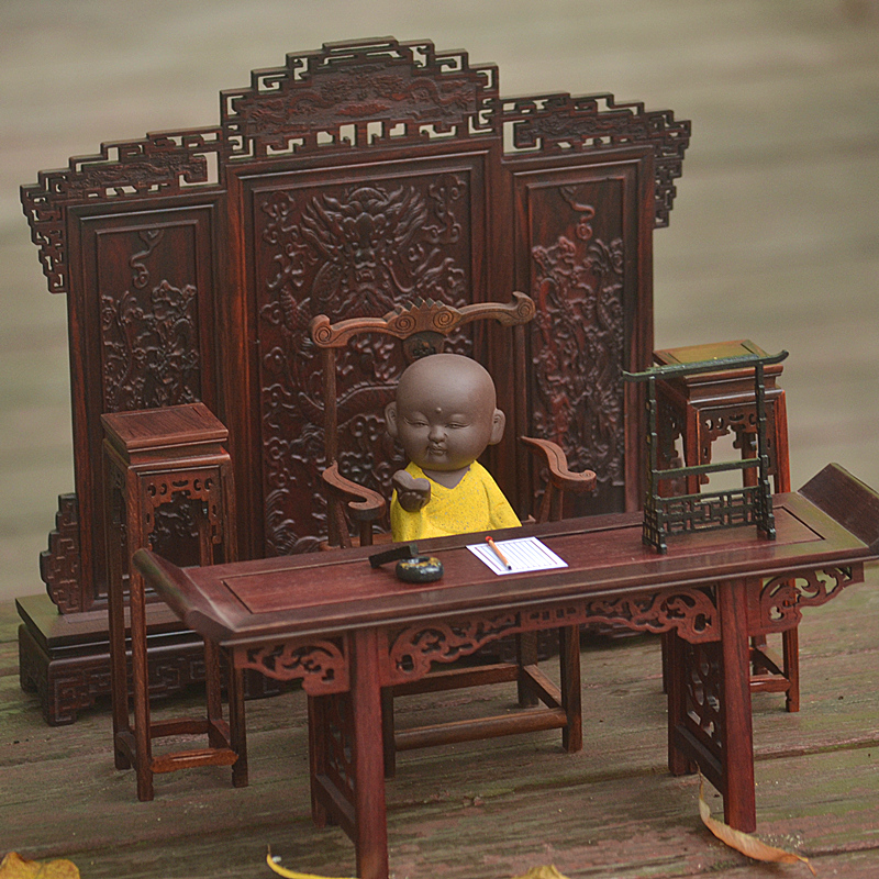 中国古代スタイルのミニチュアドールハウス家具セット - 絶妙 - Dollhouse Furniture Set のレビューと価格