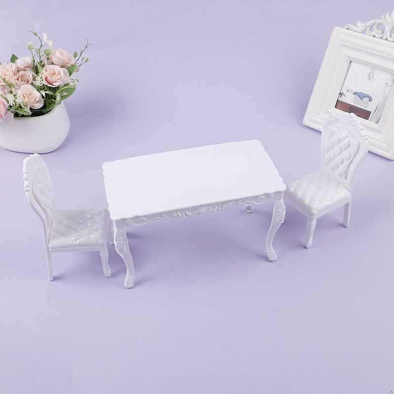 ドールハウス 1:6 キッチン家具 ダイニングテーブル 椅子 - Dollhouse Furniture Set のレビューと価格