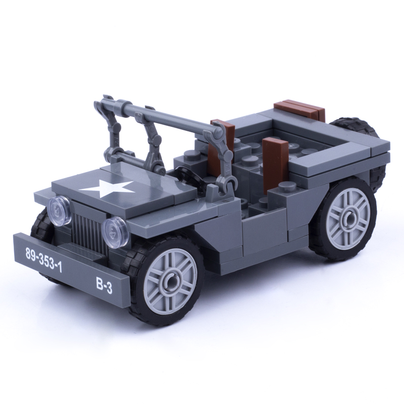 おもちゃの軍用フィギュア,ミリタリースアーミー車のビルディン - Kids Toys Jeep のレビューと価格