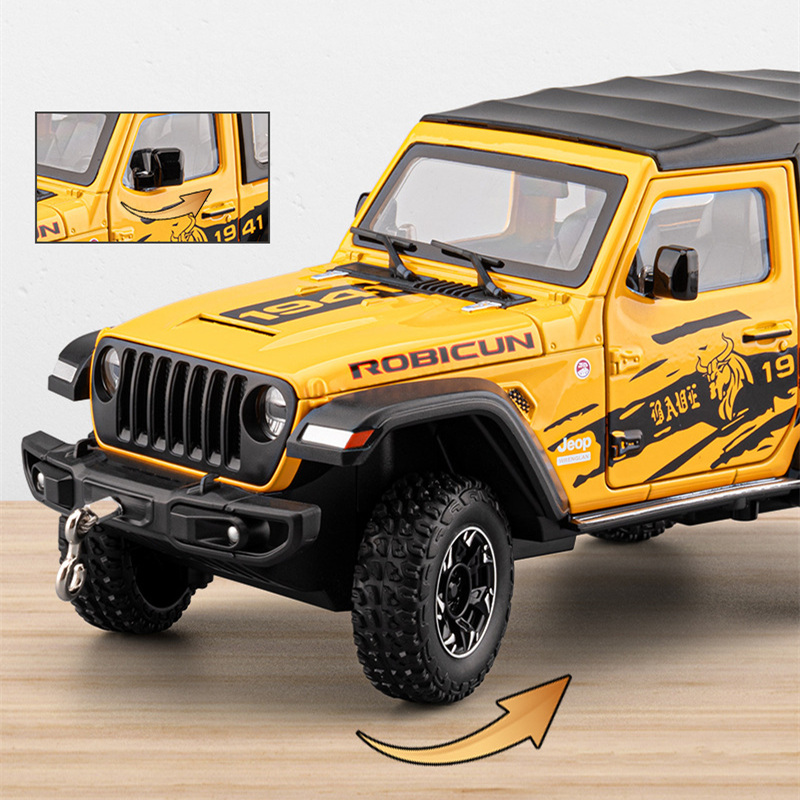 1:24 ジープ ラングラー ルビコン 合金車モデル ダイキ - Kids Toys Jeep のレビューと価格