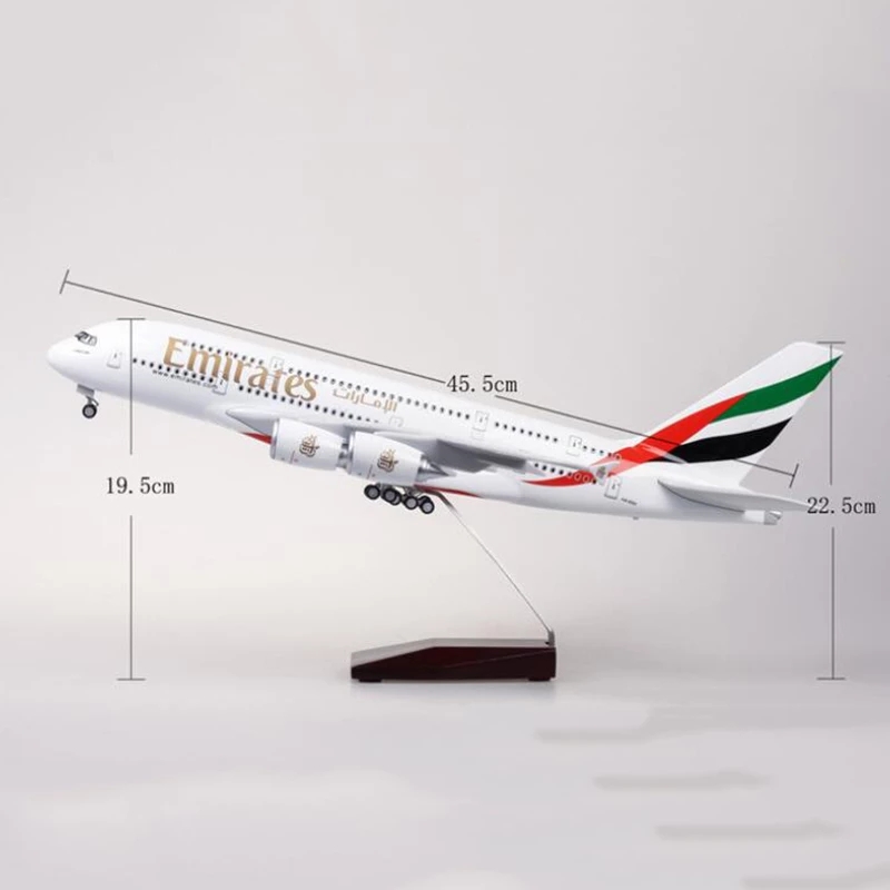 1/160 スケールエアバス A380 UAE/エミレーツ航 - Kids Toys Uae のレビューと価格
