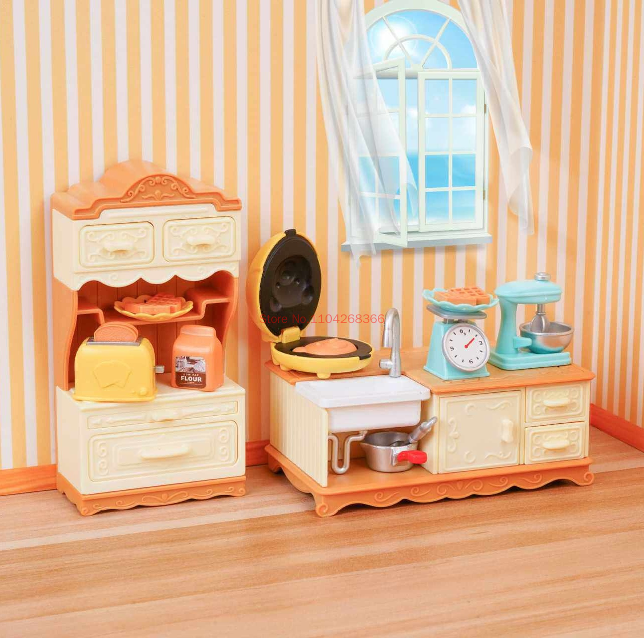 フォレストファミリー 1/12 キッチン家具バスルーム寝室耐 - Dollhouse Furniture Set のレビューと価格